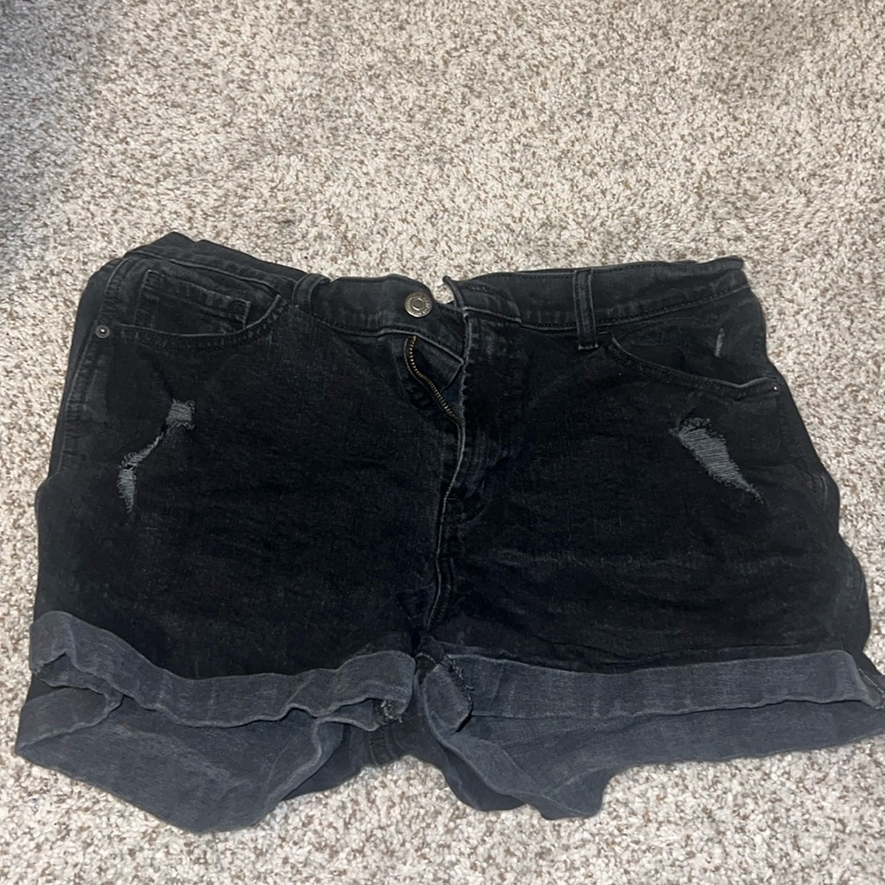 Old Navy Black Size 16 Mid Rise Boyfriend Jeans